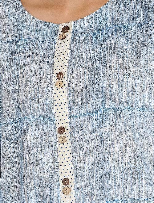 Attached Blue Kurta - BANANA labs