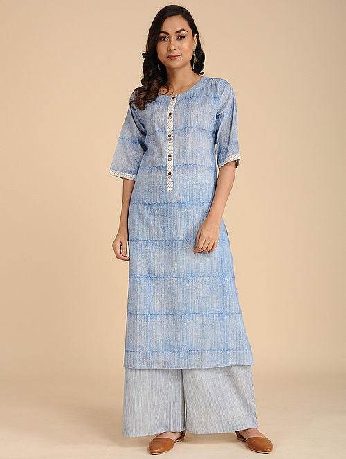 Attached Blue Kurta - BANANA labs