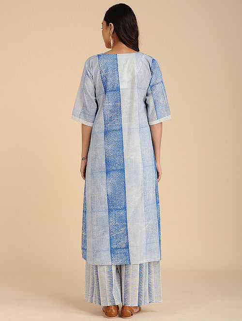 Brick/Brick Blue Kurta