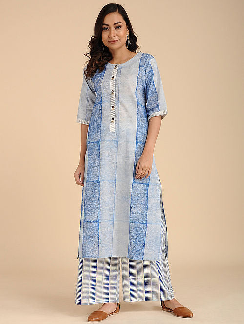 Brick/Brick Blue Kurta