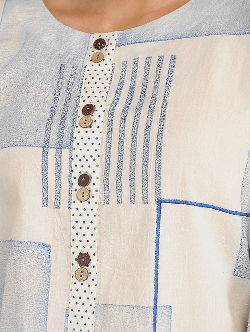 Collage Blue Kurta