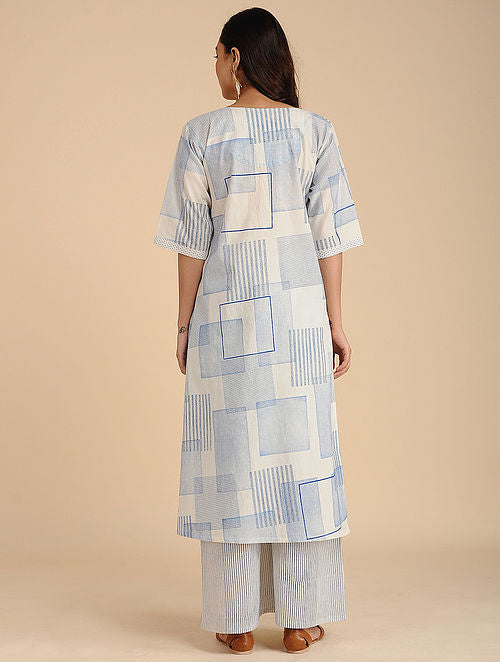 Collage Blue Kurta