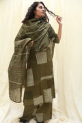 Hint Olive Kurta Set of 3 - BANANA labs