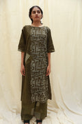 Maze Olive Kurta - BANANA labs