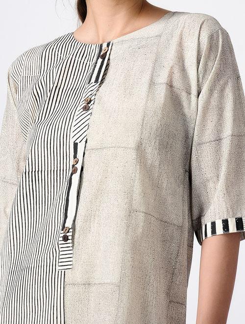 Brick/Brick White Kurta