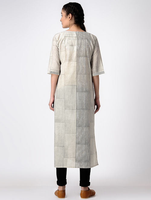 Brick/Brick White Kurta