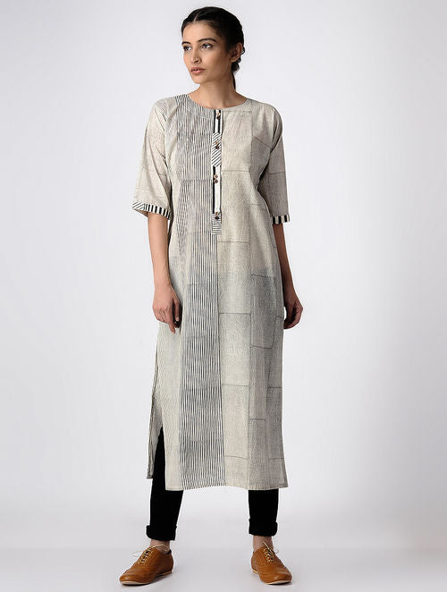 Brick/Brick White Kurta