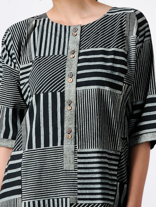 Rotate Black Kurta