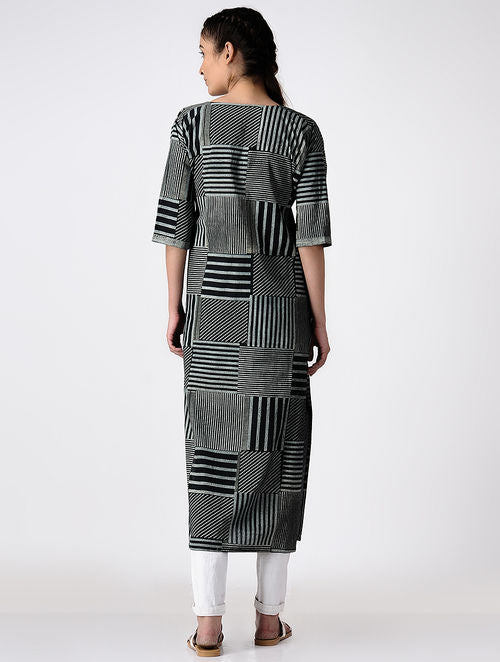 Rotate Black Kurta