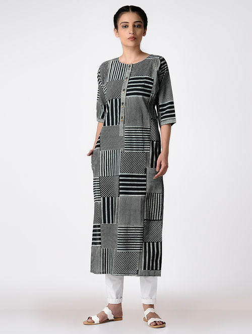 Rotate Black Kurta