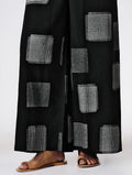 Space Crossed Black Palazzo - BANANA labs