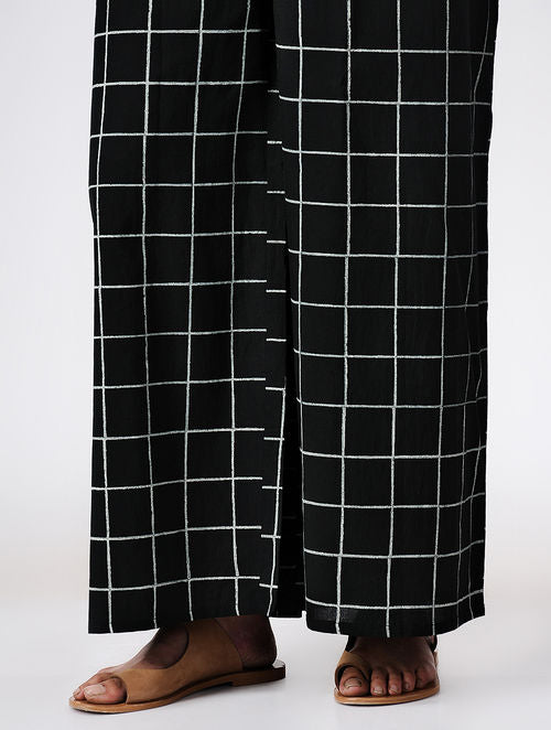 Grid Black Palazzo