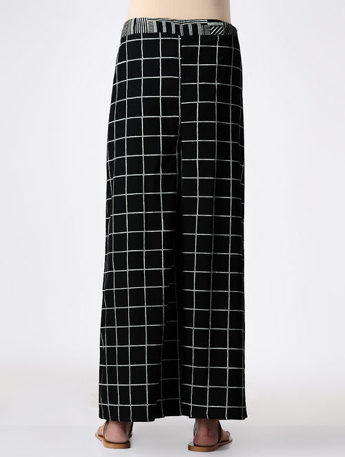Grid Black Palazzo