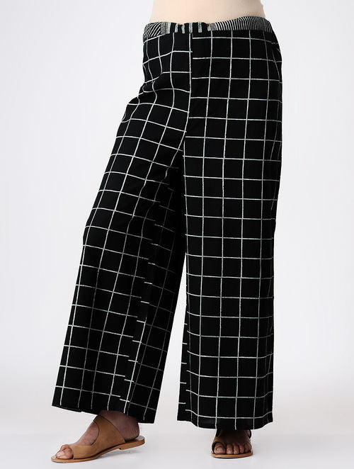 Grid Black Palazzo