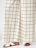 Grid White Palazzo - BANANA labs
