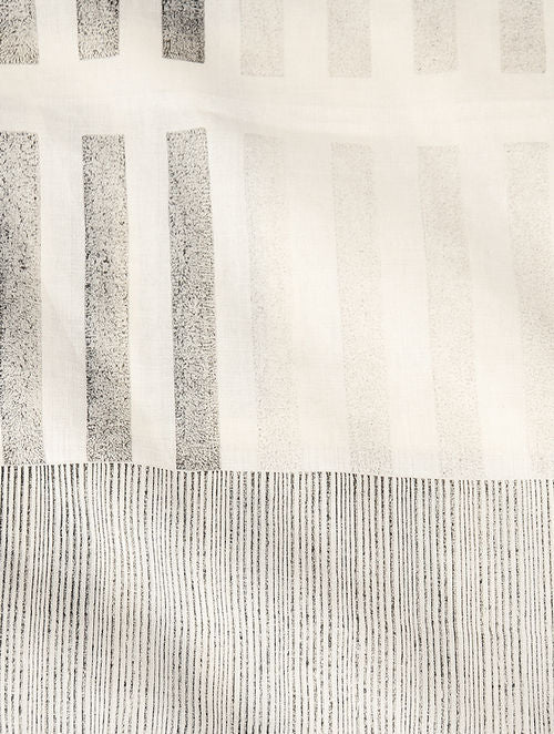 Sticks White Dupatta