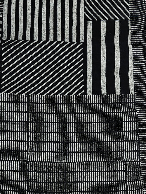 Collage Black Dupatta