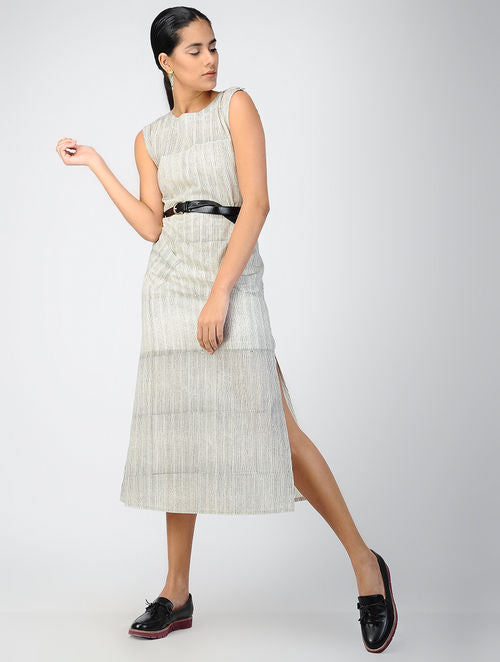 Pins White Dress with Slip
