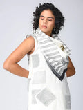 Sticks White Scarf - BANANA labs