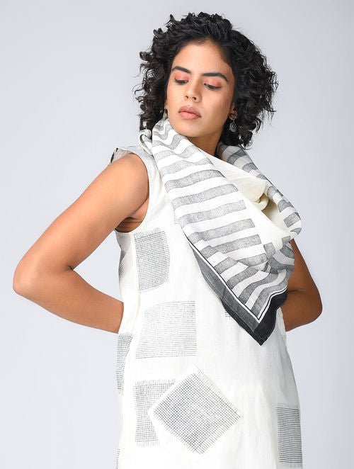Sticks White Scarf