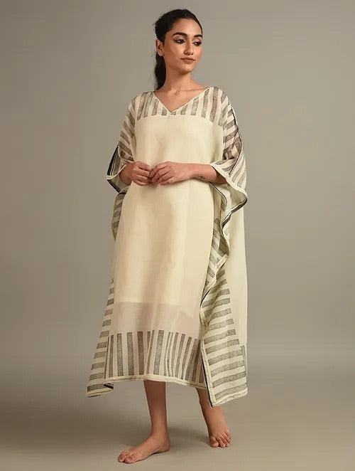 Corner Piano Long Kaftan with Slip