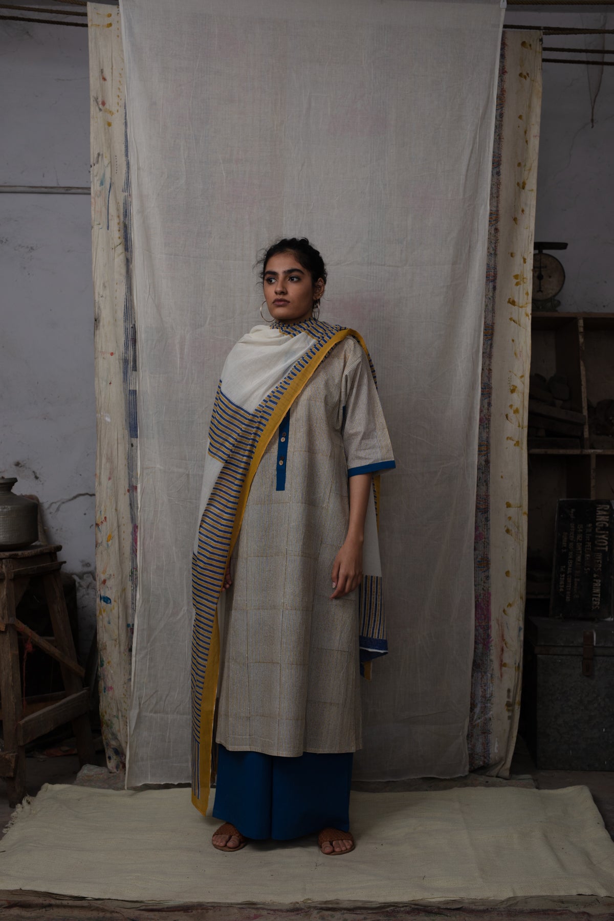 Haze Mustard Kurta