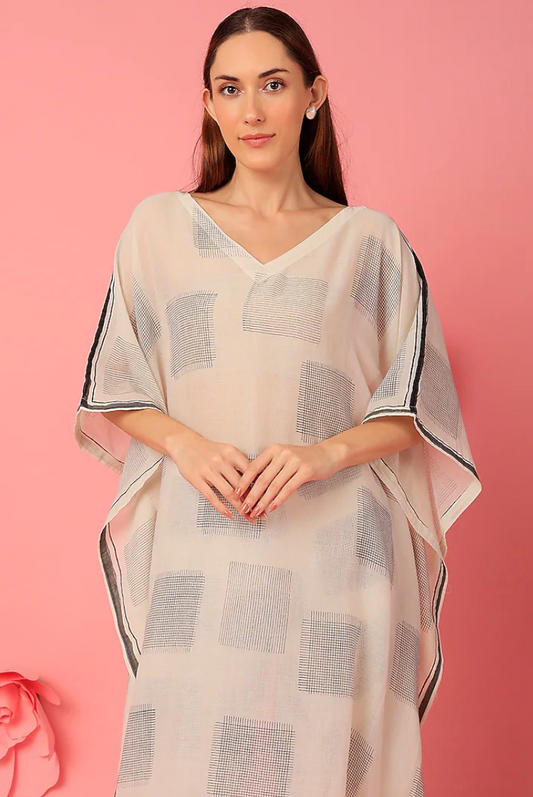 Criss Cross Kaftan with Slip