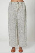 Stripped White Palazzo - BANANA labs