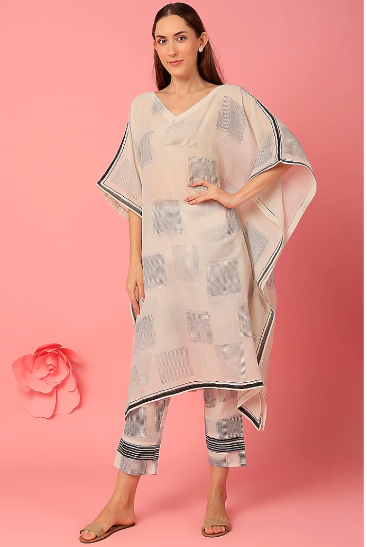 Criss Cross Kaftan and Pants Coordinate (Set of 2)
