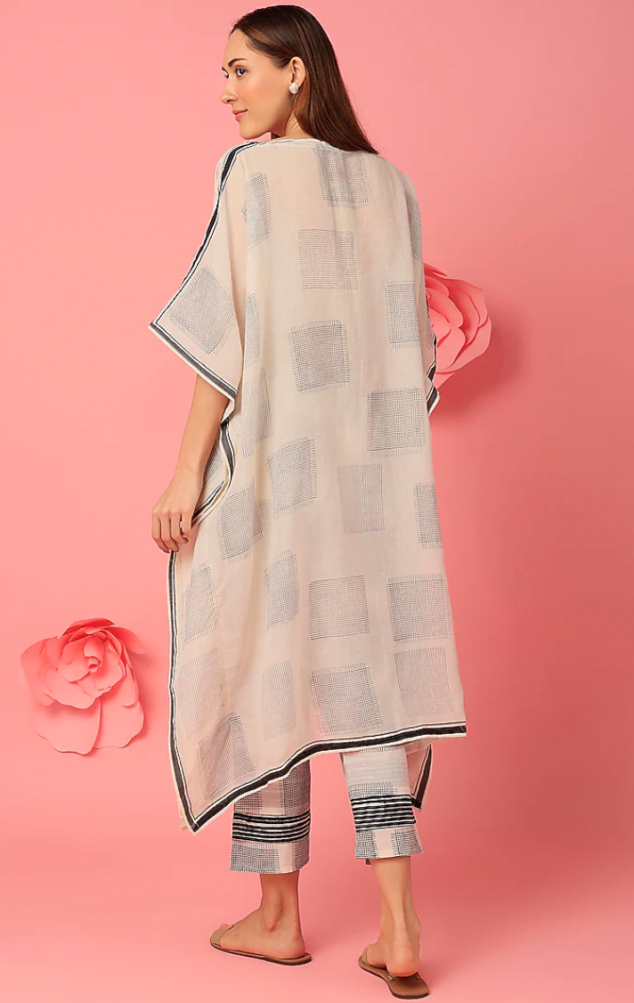 Criss Cross Kaftan and Pants Coordinate (Set of 2)