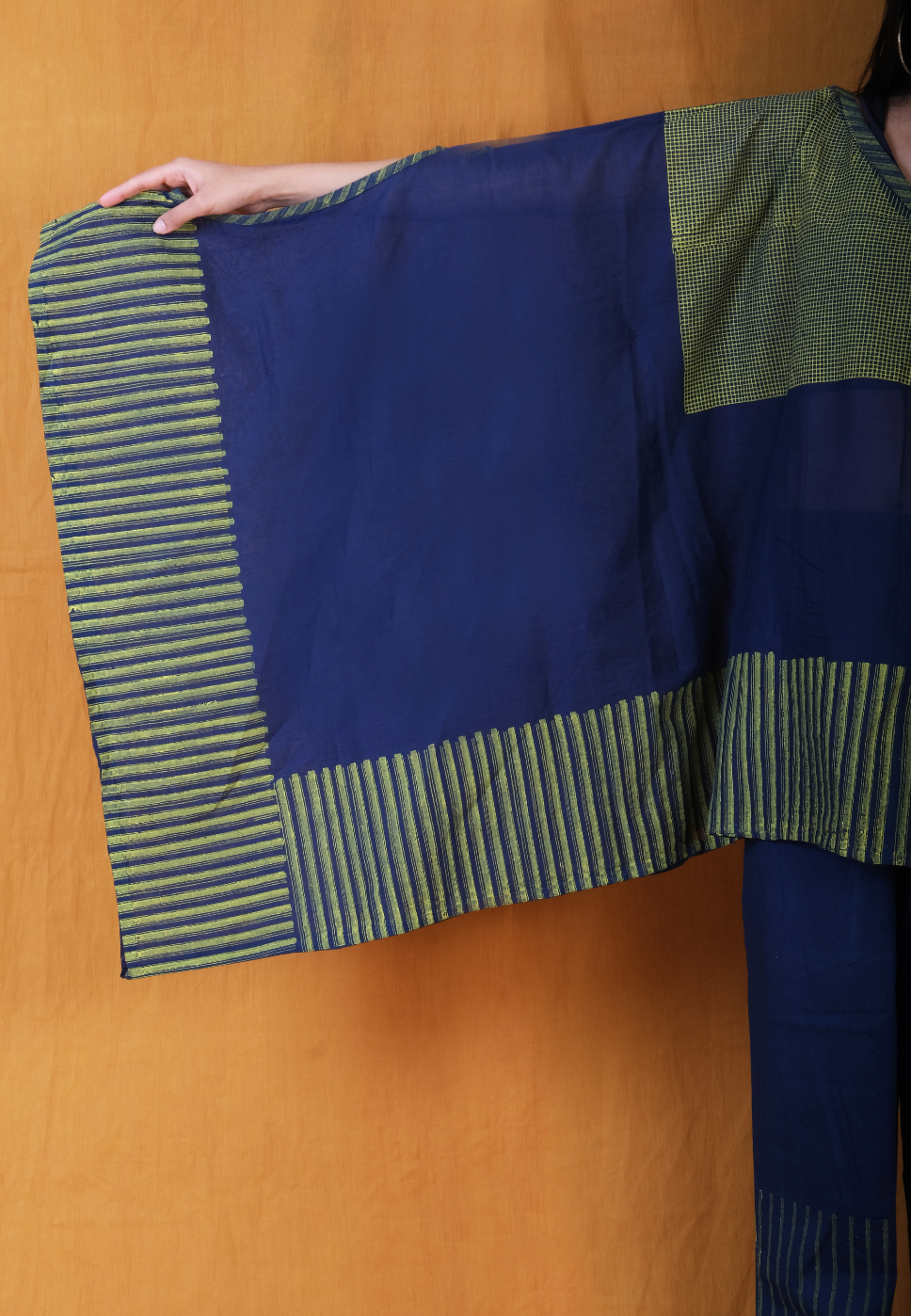 Navy Wind Piano Kaftan
