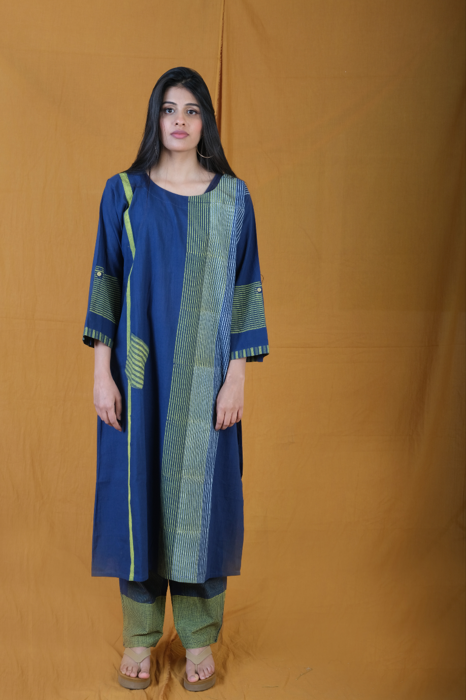 Twister Flabber Navy Kurta