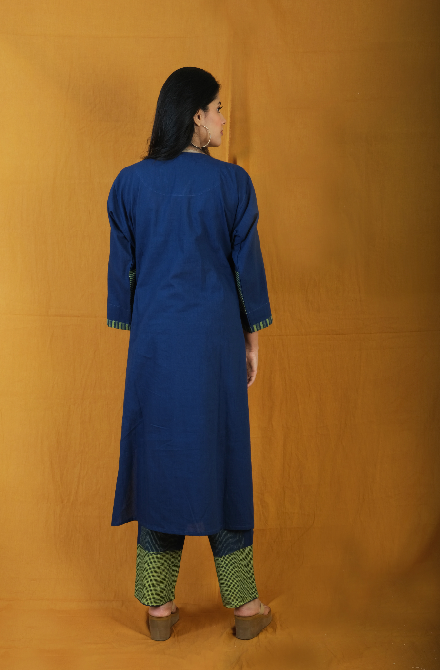 Twister Flabber Navy Kurta Set