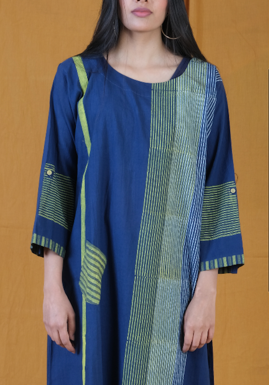 Twister Flabber Navy Kurta
