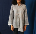 Twister Micro Check High Low Shirt I CLEARANCE SALE - BANANA labs
