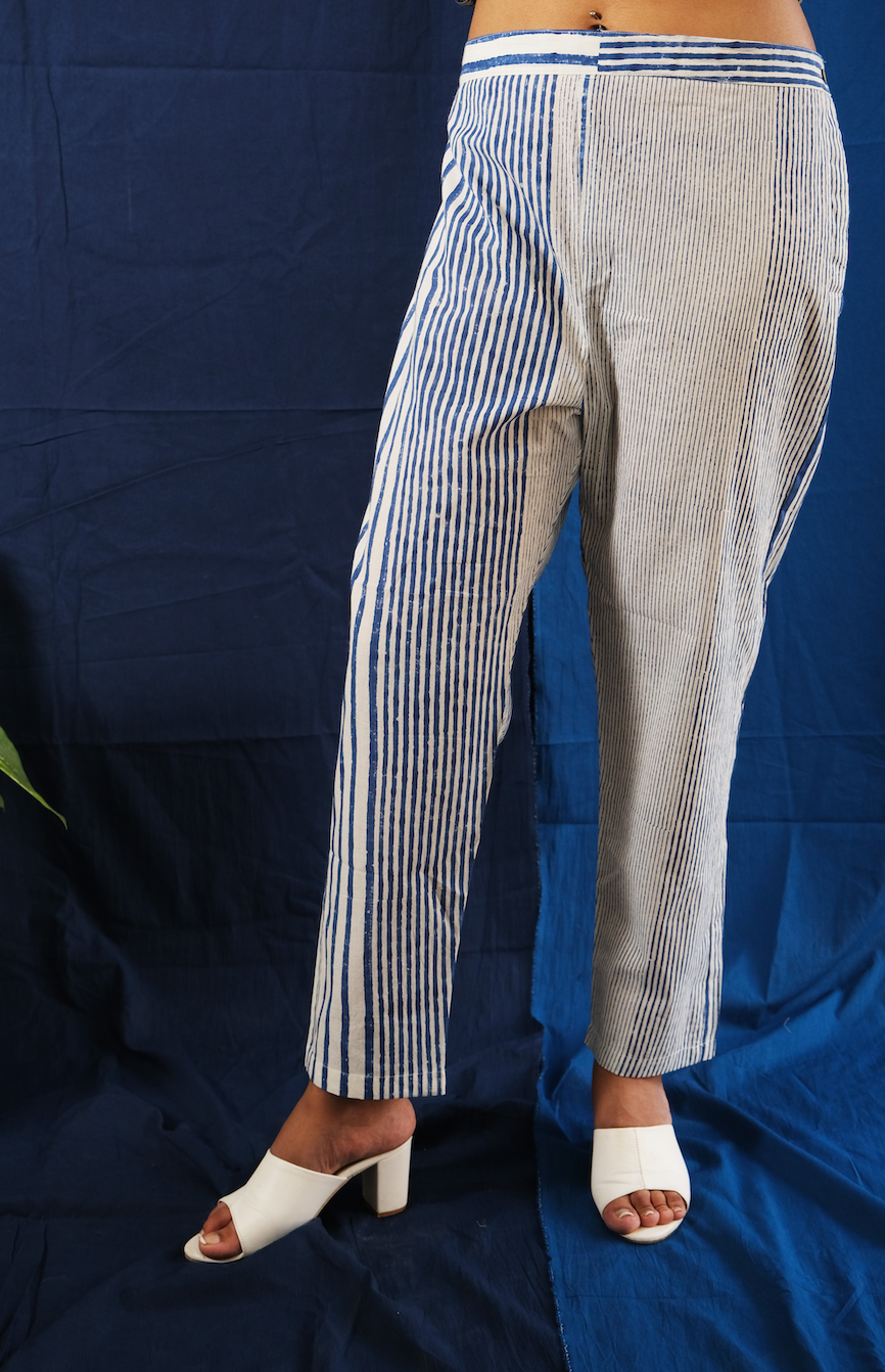 Grade Fab Twister Navy Kurta Set (Set of 3)