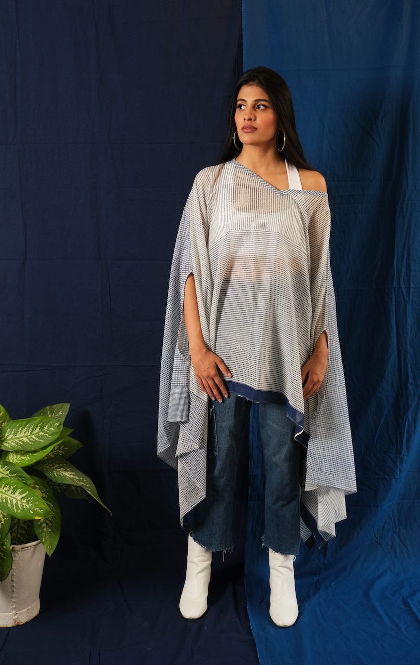 Twister Blue Wind Piano Kaftan
