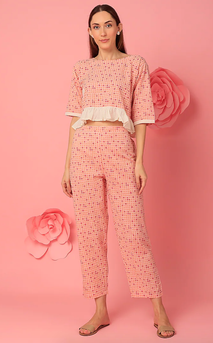 Clove Squary Crop Top and Pants