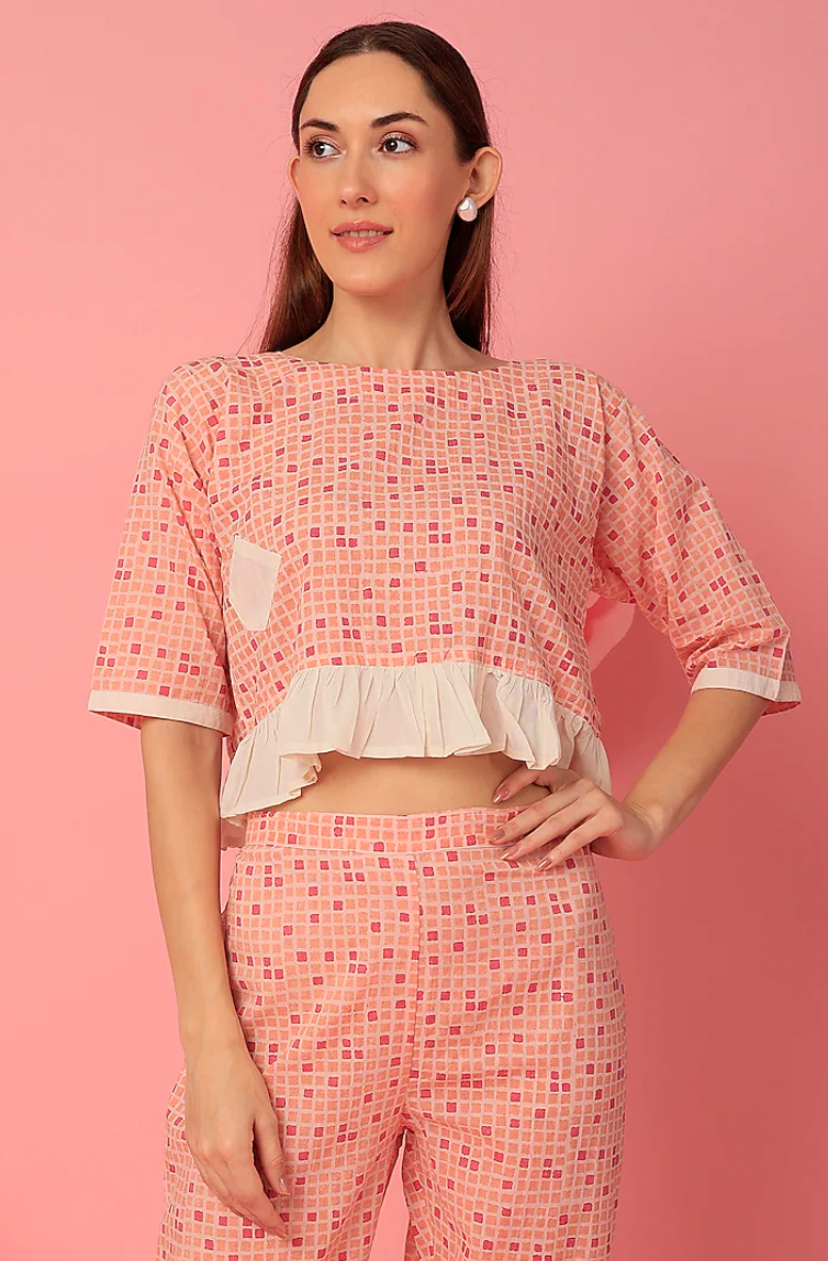 Clove Squary Crop Top and Pants