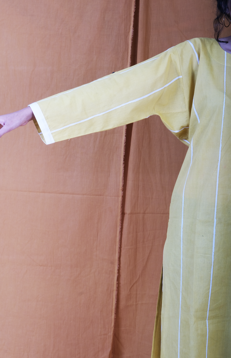 Twister Flabber Yellow Kurta