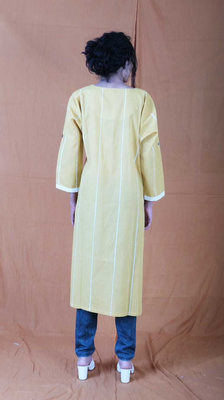 Twister Flabber Yellow Kurta