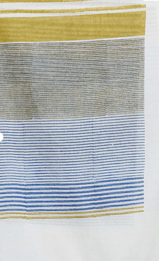 Indigo Yellow Flabber Dupatta