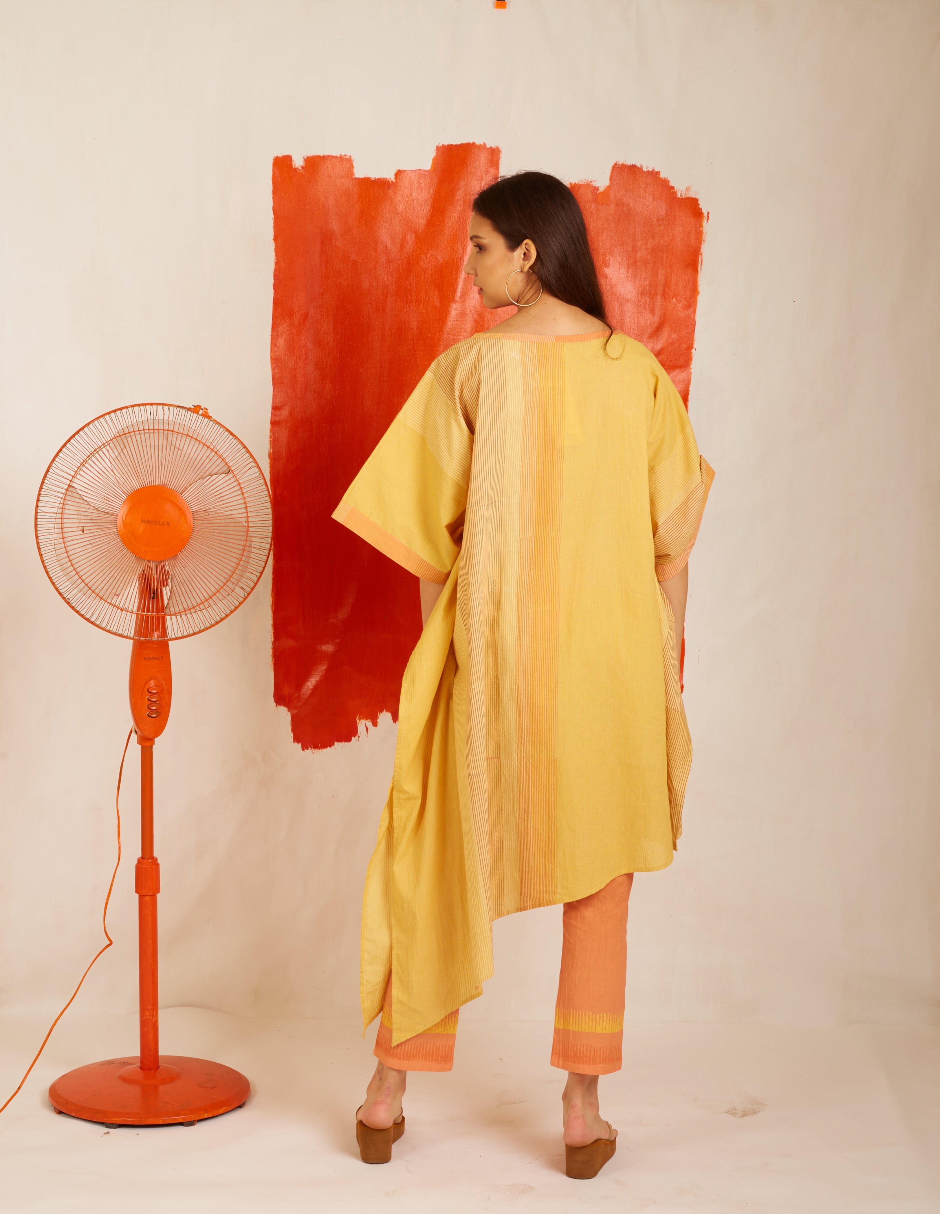 BANANA Yellow Sunshine Kaftan and Pants