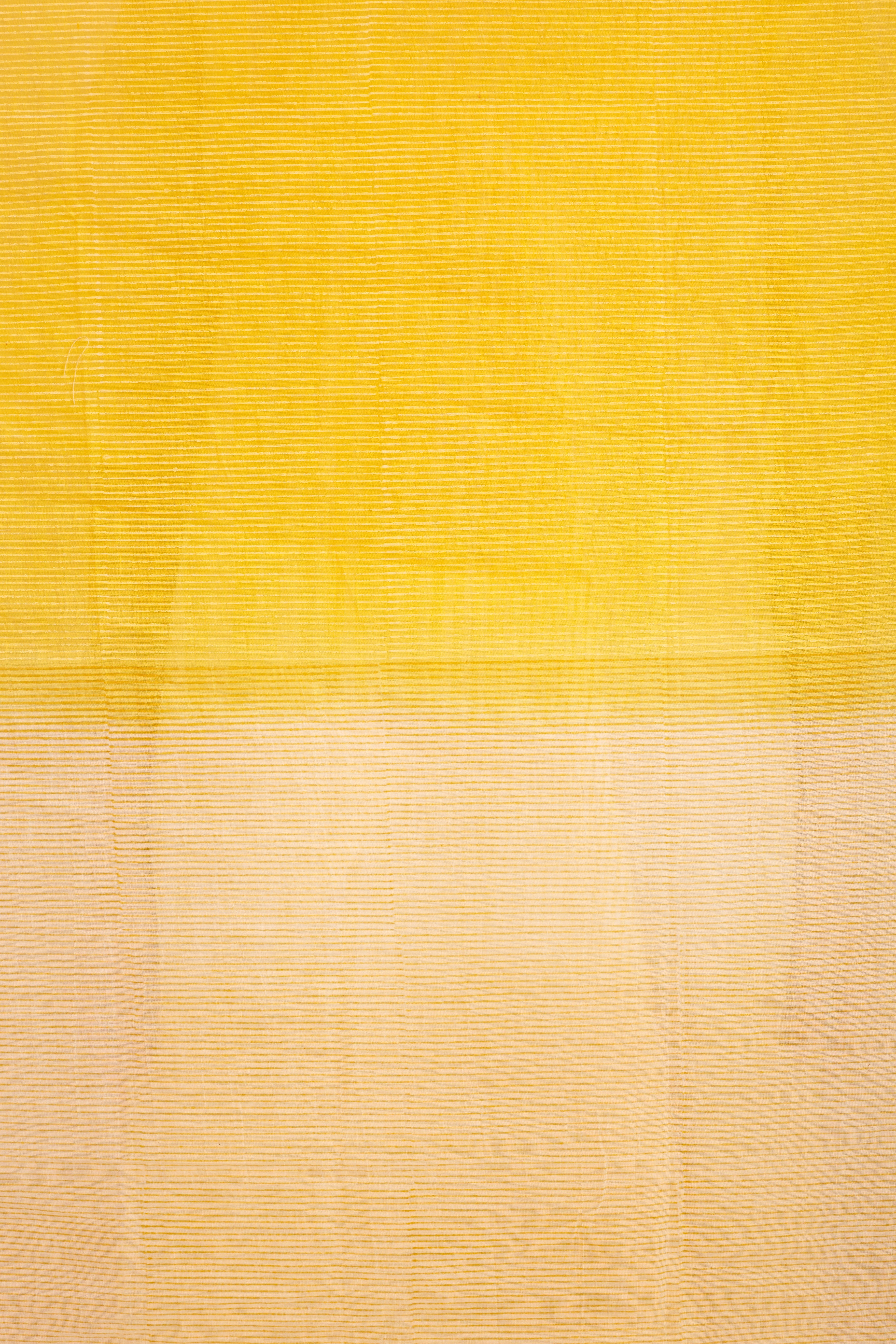 BANANA Yellow And White Stripe-Me-Up Dupatta
