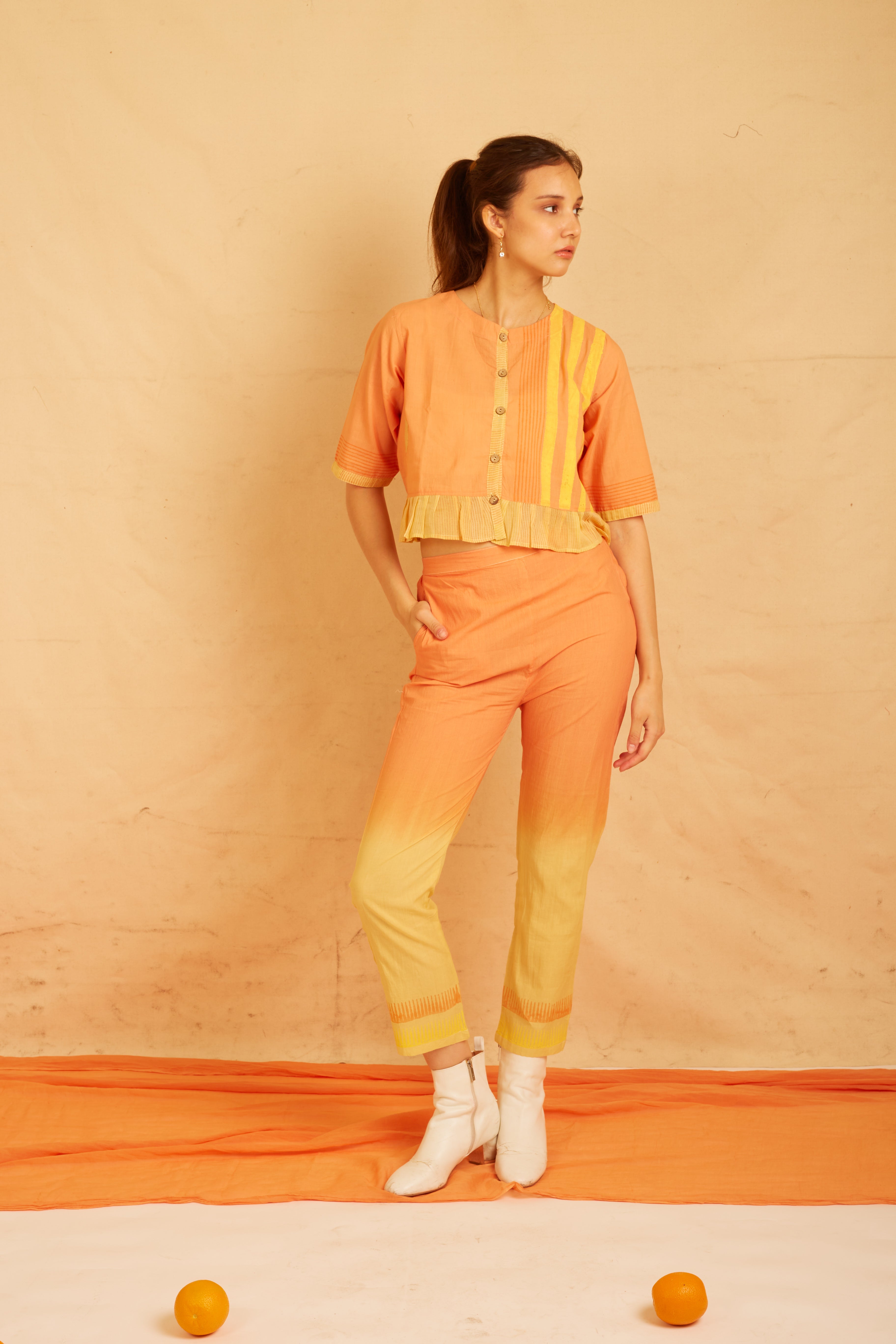 BANANA Pumpkin  Crop Top