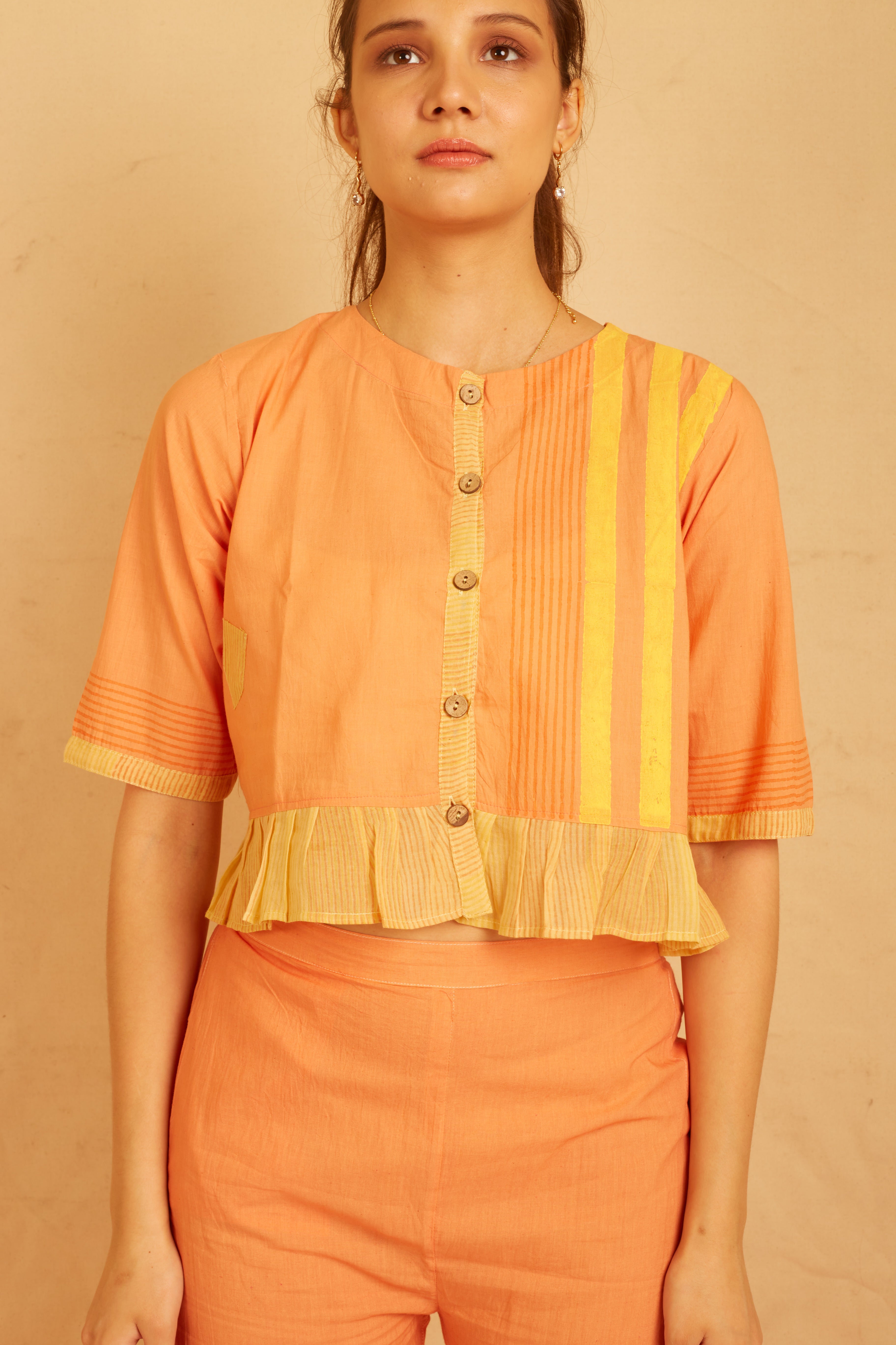 BANANA Pumpkin  Crop Top