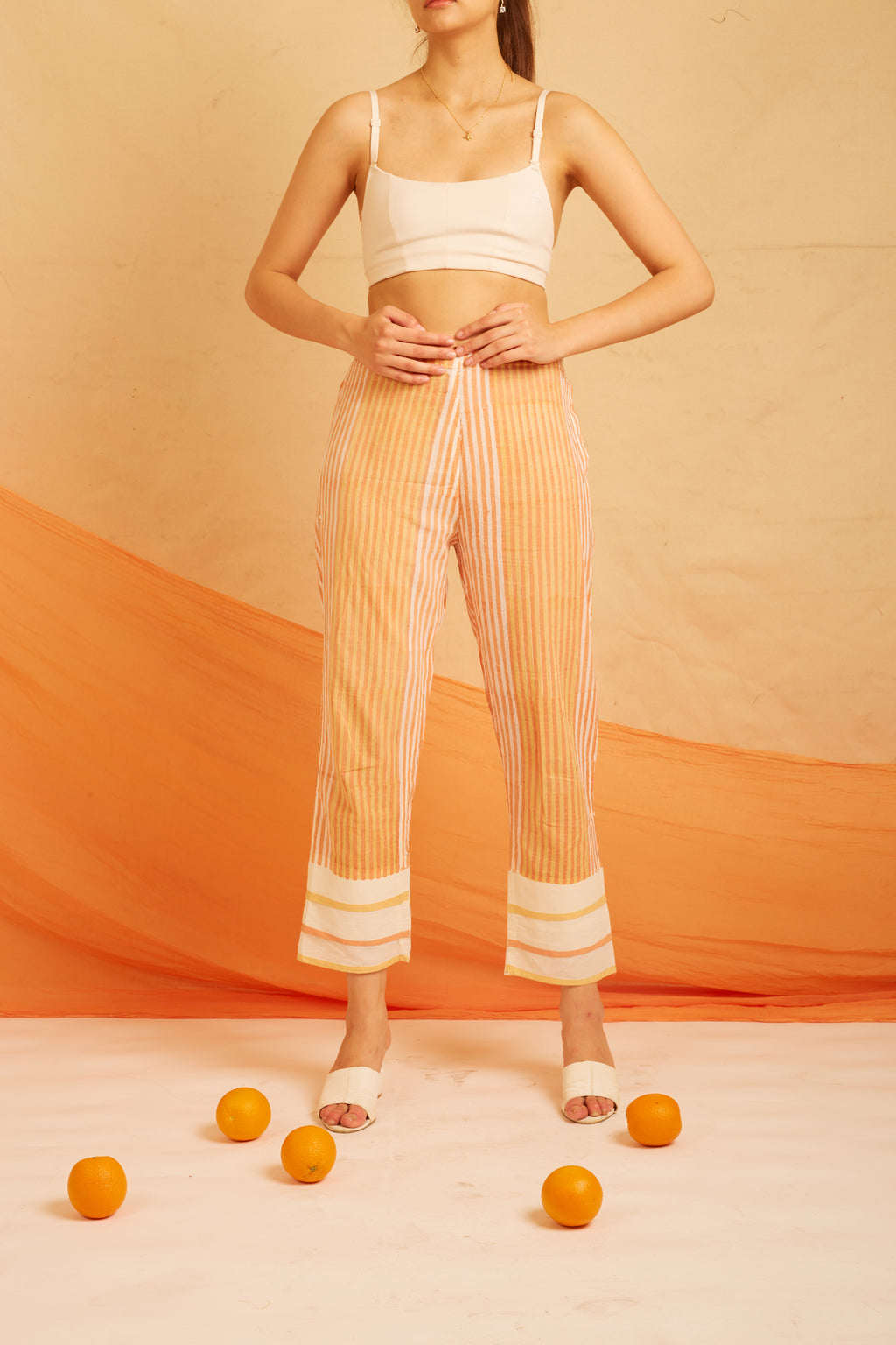 BANANA Apricot Kurta Set
