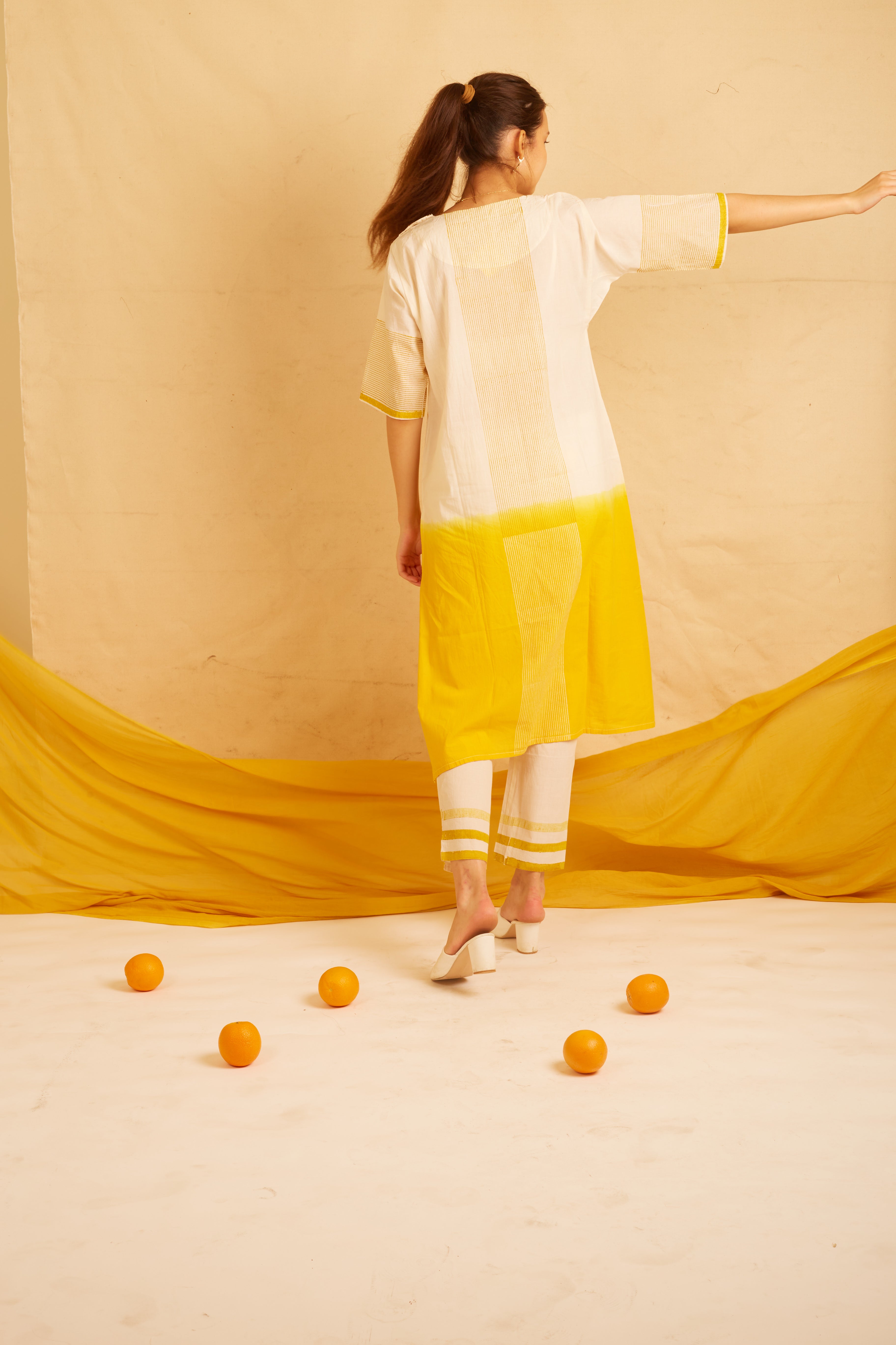 BANANA Tangy Mango Kurta Set