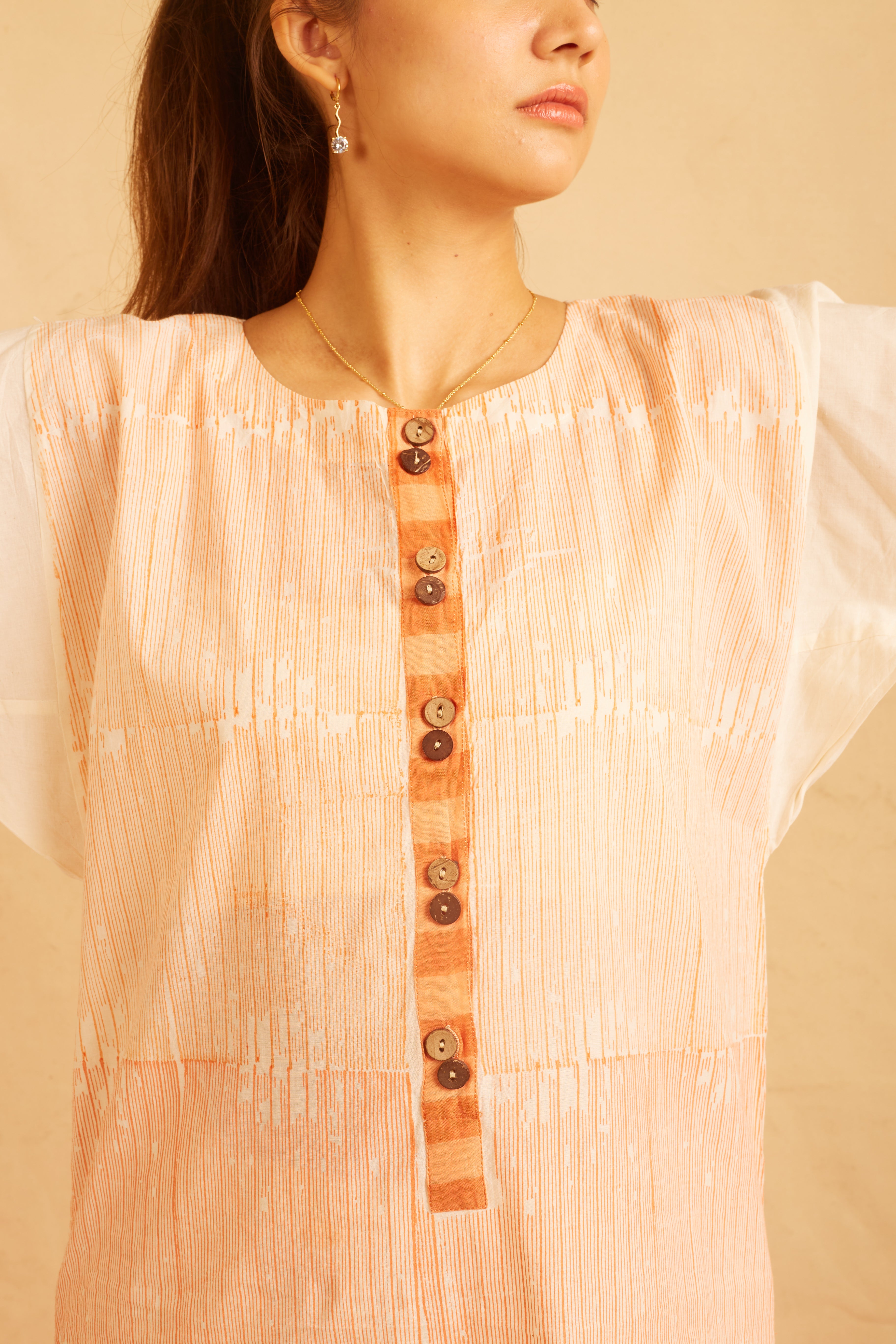 BANANA Orange Delight Kurta Set