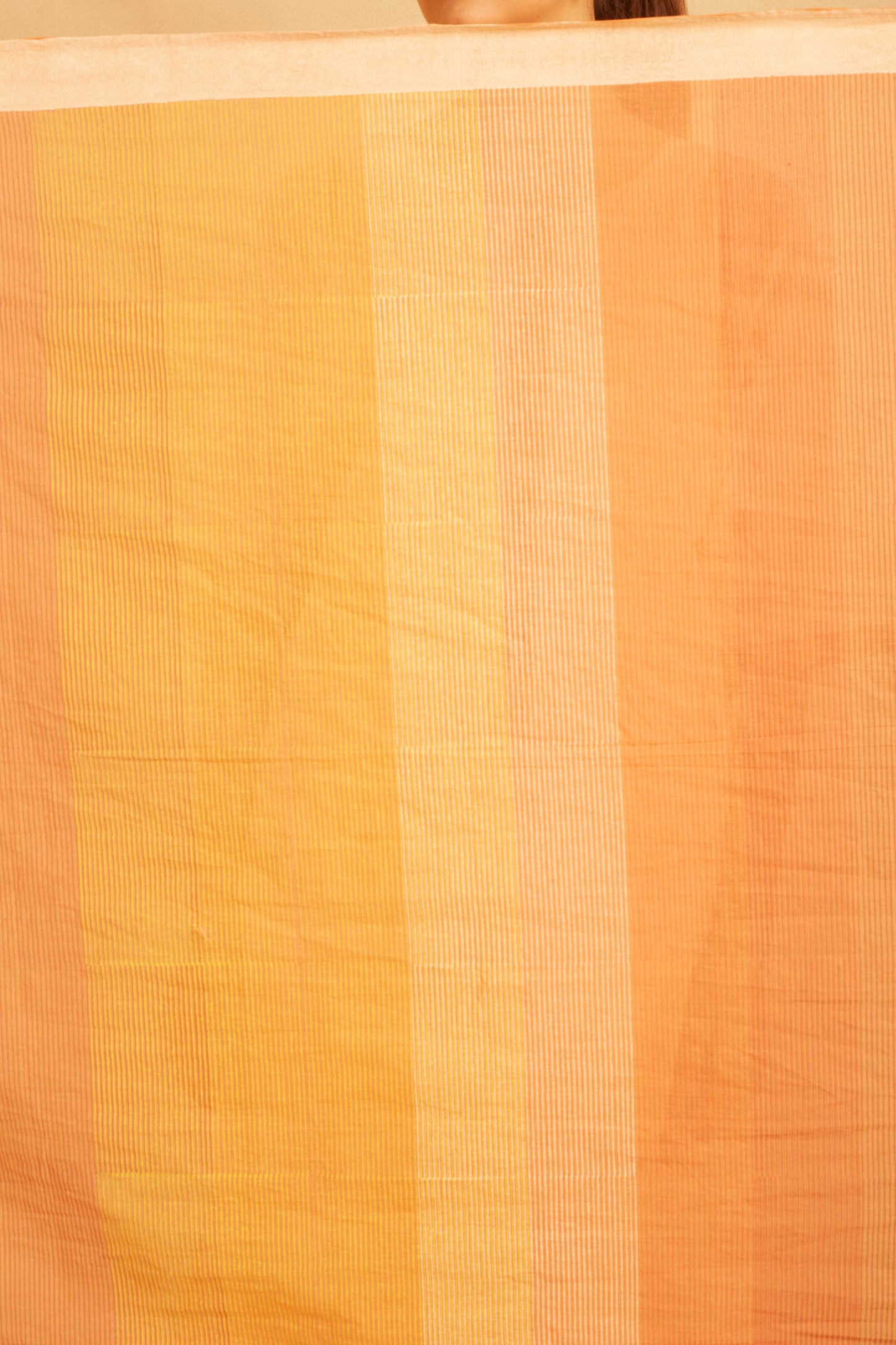 BANANA Orange Delight Striped Dupatta